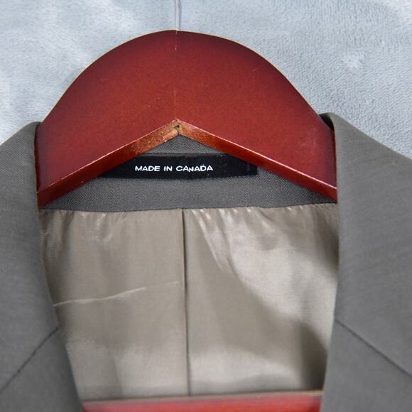 Calvin Klein Blazer Men's 38R Beige Gray Wool Sport Coat Jacket - Picture 6 of 12